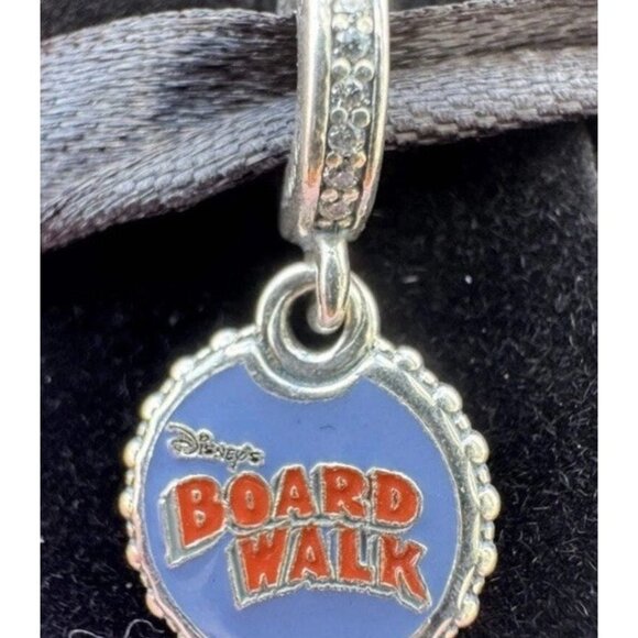 Disney Parks 2025 Boardwalk Resort Pandora Charm Double Sided Dangle NEW - Picture 1 of 4